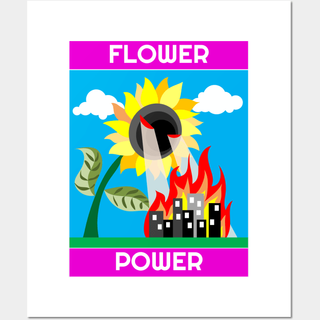 Flower Power Wall Art by inotyler